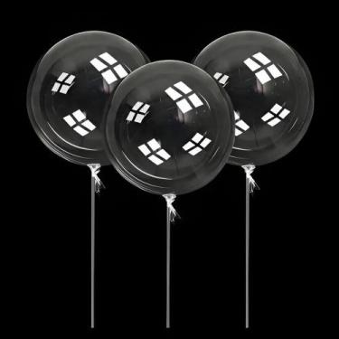 Imagem de Balão Bubble 18 Polegadas Kit Com 50 Un Decoração P/ Atacado - Congrat