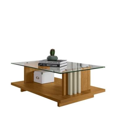 Imagem de Mesa De Centro Frizz Cumaru/opala - Vrk Comercio On-line