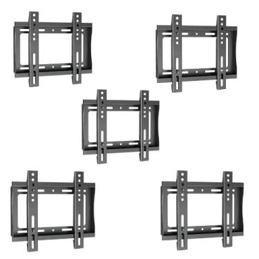 Imagem de Kit 5 Suporte Tv Fixo Parede Universal Tvs 14 A 55 Polegadas - Speed