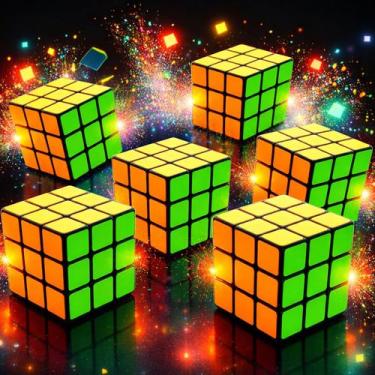 Imagem de Jogo Cubo Magico Cores Infantil Brinquedo Pedagogico Oferta - - 99 Toy