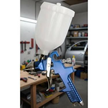 Imagem de Pistola de Pintura 600ml c/ 2 Bicos: Acabamento Profissional - Congrat