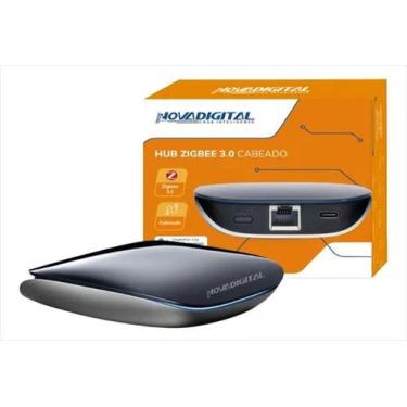 Imagem de Hub Zigbee 3.0 Cabeado LAN RJ45 Mesh  NovaDigital Preto