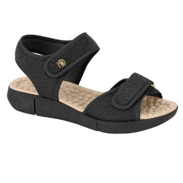 Imagem de Sandalia modare ortopédica ref 7142.118.30663 feminino, 38, Preto
