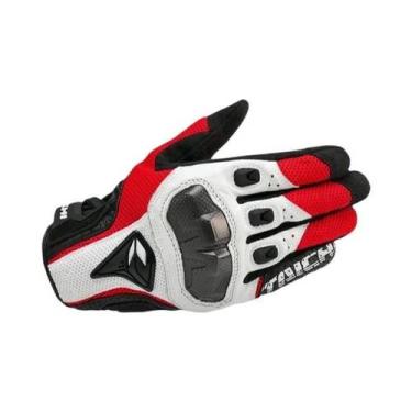 Imagem de Luvas De Couro Respiráveis Para Motociclismo Masculinas Primavera/Outo