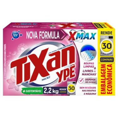 Imagem de Ypê Lava Roupas em Pó Tixan Maciez Caixa 2,4Kg