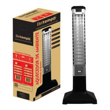 Imagem de Aquecedor Elétrico Vertical De Ambiente Anex Quartz Portatil 110v Belt