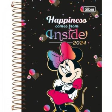 Imagem de Agenda 2024 espiral minnie m5 - Tilibra