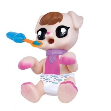 Imagem de Cachorro Pet Love Come E Faz Caquinha 25cm Bege 2415 - Cotiplás