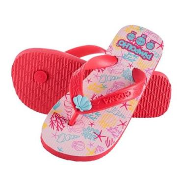 Imagem de Chinelo Menina Infantil Calçados Sandália 24 a 32 - Pimpolho, Concha, 