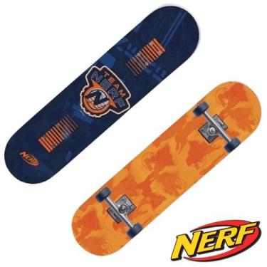 Imagem de Skate Nerf Radical Skateboard Infantil até 40kg Multikids - Multilaser