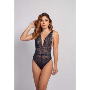Imagem de Body Lohren - Shopp Lingerie, Azul marinho, GG