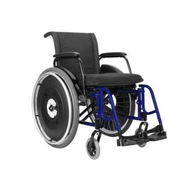Imagem de Cadeira de Rodas AVD 46 CM Azul Marinho - Ortobras