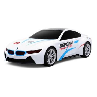 Imagem de Carrinho de Brinquedo Transforma Robô Carro C/ Som e Luz - Dexin