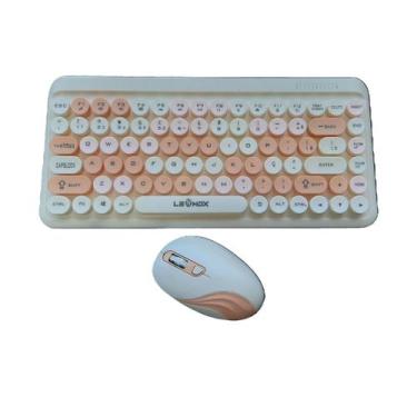 Imagem de Kit Teclado Mouse Wireles Sem Fio Usb Bluetooth Colouful LEY-176A Bran