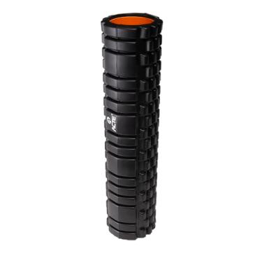 Imagem de Acte, Rolo de Liberação Miofascial 60x14cm em EVA e PVC para Automassagem, T229, Preto e Laranja