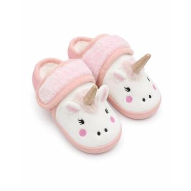 Imagem de Calçado Pantufa Europa Unicórnio Rosa 19/20