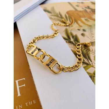 Imagem de Braceletes pulseiras Semi Joia verniz italiano Amor e Sorte Bridão - D