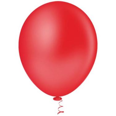 Imagem de Balão Pic Pic N10 Liso C/50un Festa Decoração Aniversario, Vermelho