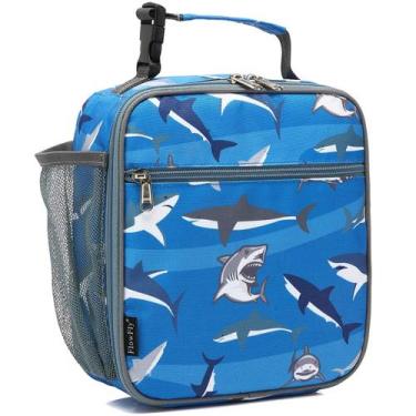 Imagem de Lancheira FlowFly Kids Isolated Soft Bag Mini Cooler Shark