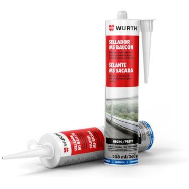 Imagem de Selante cuba fix express preto 360g - WURTH