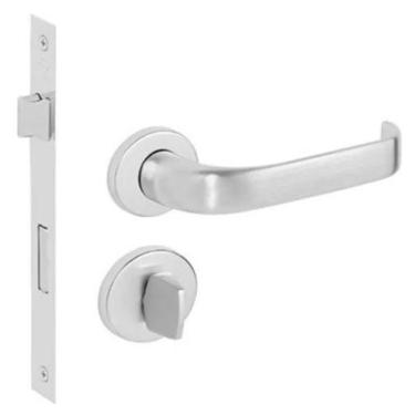 Imagem de Fechadura Imab Duna 2 Cj9977b19 Ca Acetinado Banheiro - Imab fechadura