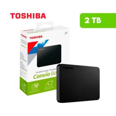 Imagem de Hd externo toshiba 2tb usb 3.2 hdtb520xk3aa