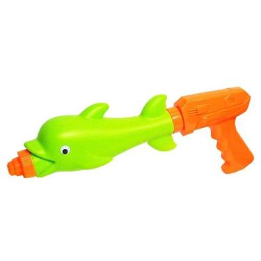 Imagem de Lançador de Água Golfinho - 36 cm - Cores Sortidas - DM Toys -