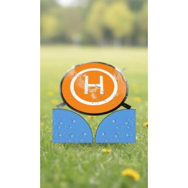 Imagem de Pista Pouso Drone Heliponto 75cm Dobrável 1 Unidade - Congratulations 