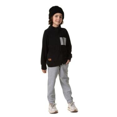 Imagem de Conjunto Moletom Infantil Masculino Casaco + Calça Brincar e Arte 8335