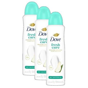 Imagem de 3 Desodorante Antitranspirante Aerosol Dove Go Fresh Pera e Aloe Vera 