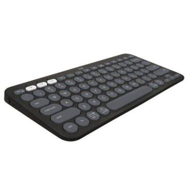 Imagem de Teclado sem fio bluetooth Pebble Keys 2 K380S Preto - Logitech