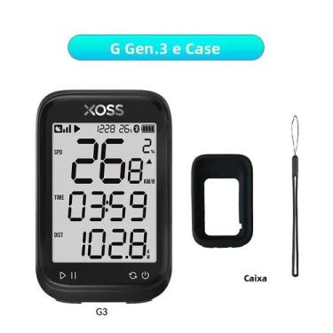 Imagem de Computador De Bicicleta GPS XOSS G3 plus À Prova d'Água Com Medidor De