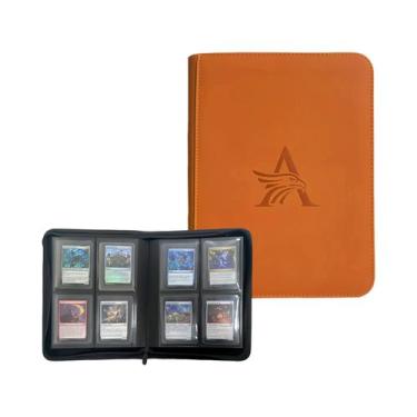 Imagem de Binder De Cartas Black TopLoader Com 4 Bolsos E Capacidade Para 160 Ca