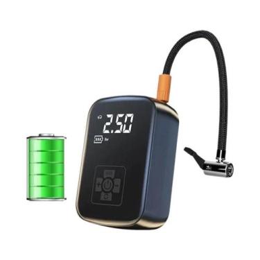 Imagem de Bomba De Ar Portátil 150PSI Com Display Digital Para Pneus De Carro, M