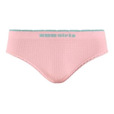 Imagem de Calcinha Tanga Infantil sem Costura com Renda Rosa - Zee Rucci, GG