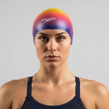 Imagem de Touca Natação Feminina Ladies Cap P/Cabelos Volumosos Speedo -, Roxo