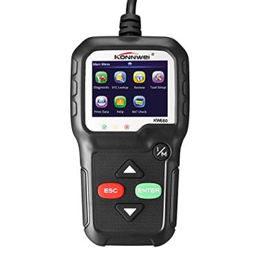 Imagem de Ferramenta De Diagnóstico Obd2 Can,Obdii Pode Leitor De Código De Ferramenta De Diagnóstico Carro Kw680 Ferramenta De Verificação De Luz Do Motor Obd Ii Scanner Para Carros Desde 1996