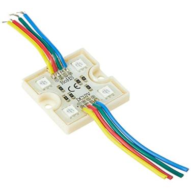 Imagem de GREEN Modulo Quadrado com 4 LEDs Rgb Ip65 5050 35 * 35 * 4-12V