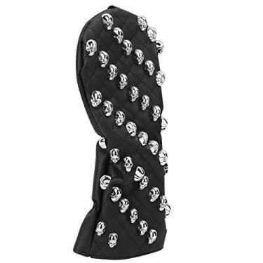 Imagem de Capa de cabeça de taco de golfe, capas de cabeça de golfe à prova d'água Peso leve para madeira de fairway para poste de madeira de ferro para taco de madeira de golfe(Médio)