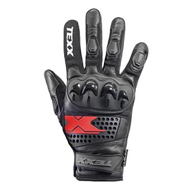 Imagem de Luva Motoqueiro De Couro Texx Old Shoot Preta (XL (2G))