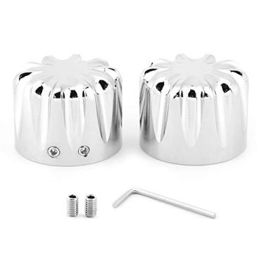 Imagem de Tampa de porca dianteira, 2 peças 29 mm/1,14 pol. galvanizada tampa de porca do eixo dianteiro para motocicleta apto para turismo, tampa do eixo dianteiro porca Acce cache ecrou