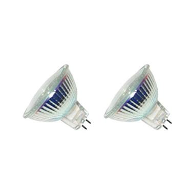 Imagem de ETOPLIGHTING MR16-12V-35W-2P MR16 com vidro frontal UV 35W 12V lâmpadas refletoras de halogênio de inundação, 2 peças