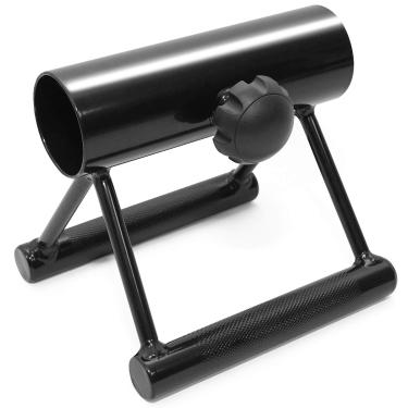 Imagem de Yes4All Landmine – Alça dupla em D com alças serrilhadas de diamante – Alça dupla em D para barras olímpicas de 5 cm