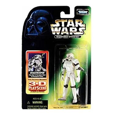 Imagem de Star Wars - 1998 - Universo Expandido - Figura Spacetrooper - Coleção 2 - Com Cena 3-D Play - Colecionável - (PR)