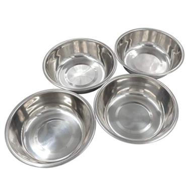 Imagem de Tigelas para cães e gatos Forest GuysForest Guys Stainless Steel Bowls prata