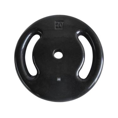 Imagem de Anilha Ferro Fundido Emborrachada Fitness Academia 20,0 Kg