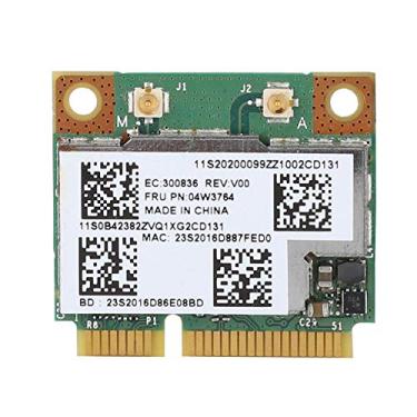 Imagem de Pokerty Placa de rede sem fio, BCM943228HMB Dual-Band 300M Mini PCI-E Placa de rede para PC 04W3746