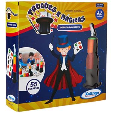 Imagem de Brinquedo Truques e Mágicas Desafio do Chapéu 52 Desafios Xalingo