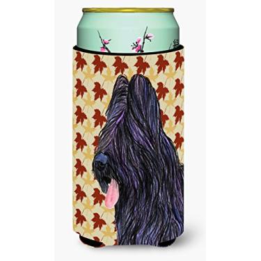 Imagem de Caroline's Treasures SS4367TBC Briard Fall Leaves Retratos para bebidas, bebidas, bebidas, isolantes, abraçadeiras, meninos altos, multicoloridos