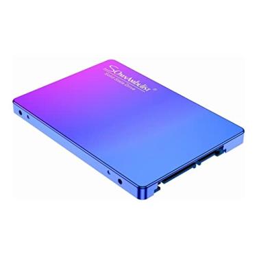 Imagem de Somnambulist SSD 240GB SATA III 6GB/S Interno Disco sólido 2,5”7mm 3D NAND Chip Up To 520 Mb/s （Azul Roxo-240GB)